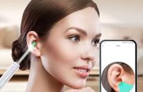 Cure-oreille visuel haute résolution pour éliminer le cérumen avec caméra et lumière LED mediacongo